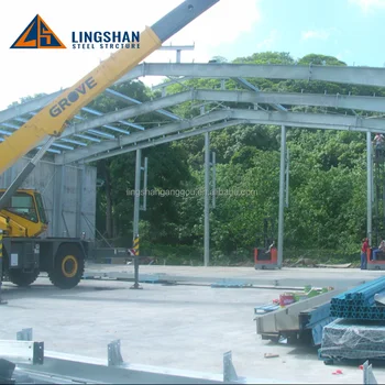 Structural Steel Prefabricated Warehouse Sheds / Factory 