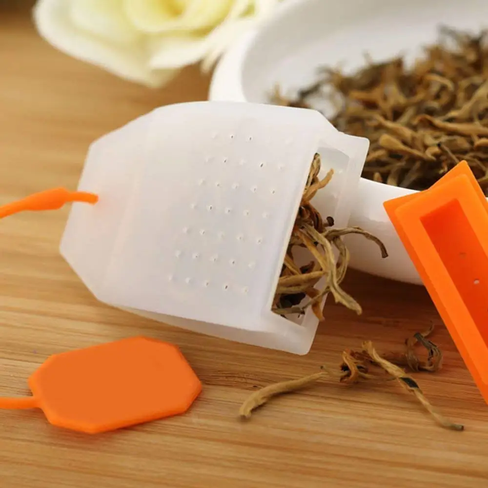 Bpa Free Bright Color Silicone Reusable Tea Bags Silicone Tea Infuser