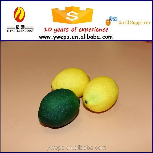 Christmas Decorative Artificial Lemon Fruit Lemon Slices Plastic