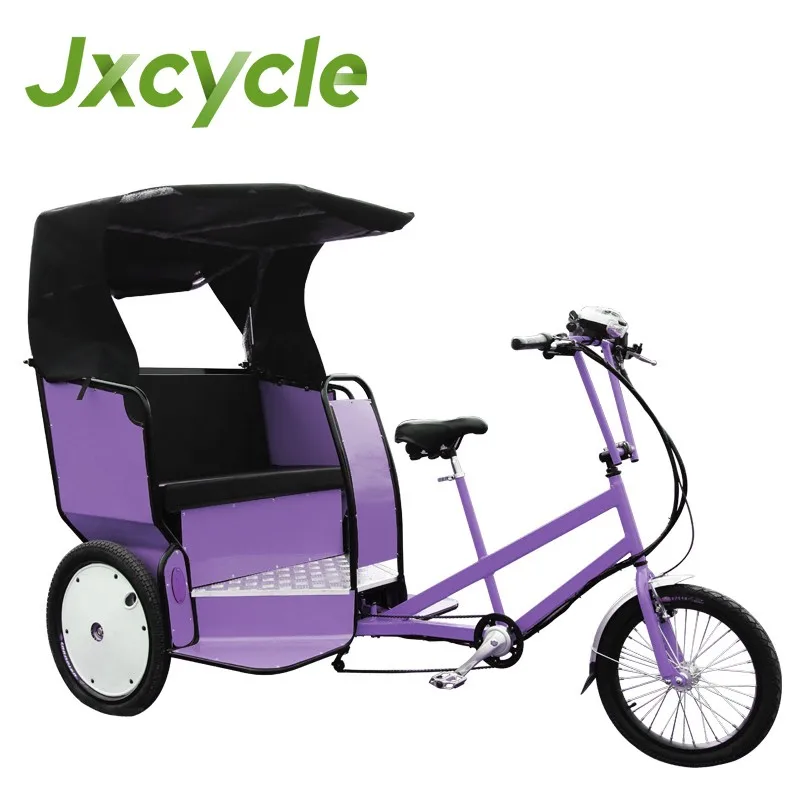 48v 500w Passenger Three Wheel Pedal Assist Pedicab Electric Battery