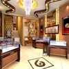 2016 elegant antique jewelry showroom design and jewellery shop counter design