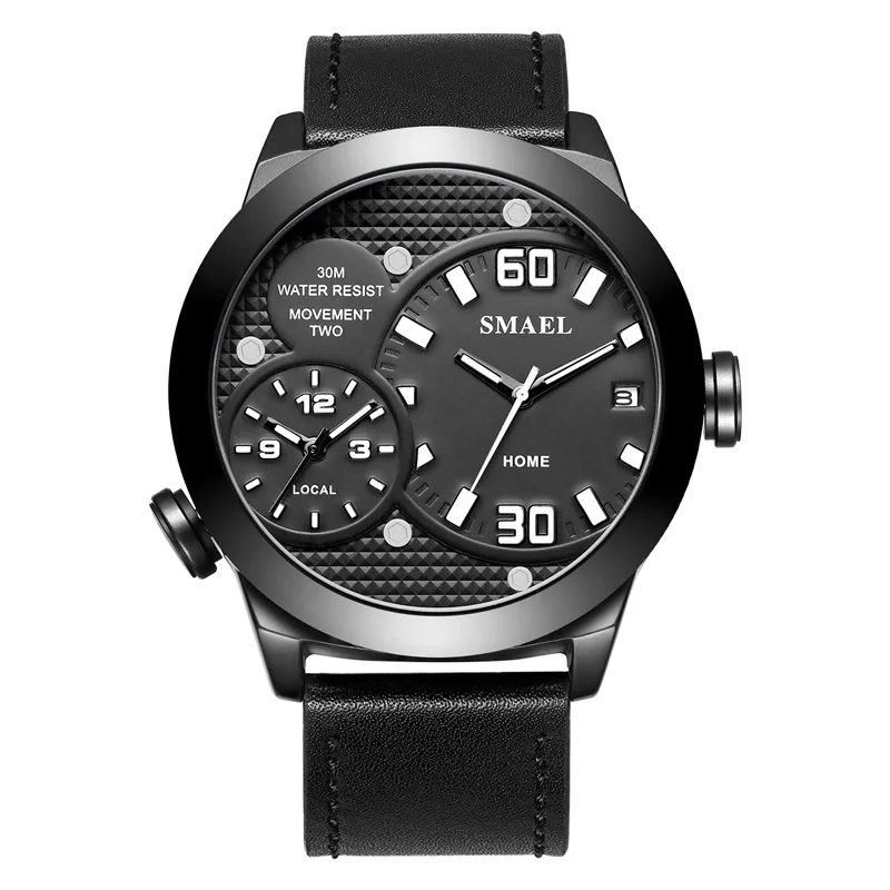 

Smael stainless steel automatic mechanical watches men luxury