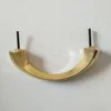 shiny gold Poignee de cercueils H007 zamak Coffin Fitting of casket handle