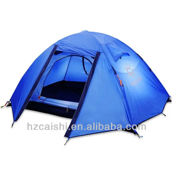 
China supplier 100% polyester fabric waterproof with pu coating produced by Hangzhou Caishi for yellow tent and other outdoors 