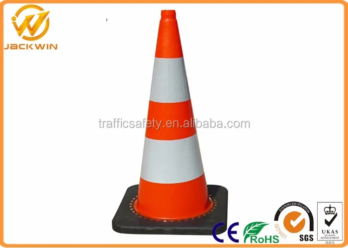 Orange Pvc Reflective Traffic Pylon Cone 45cm 70cm 90cm Buy Traffic