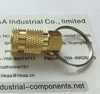 Good Quality brass keychain coupler,brass knurling anchor bolt coupler