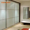Great durability glass sliding door wardrobe