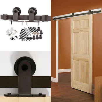 De Calidad Superior Barato Rústico Garaje Corredera Puerta De Pantalla