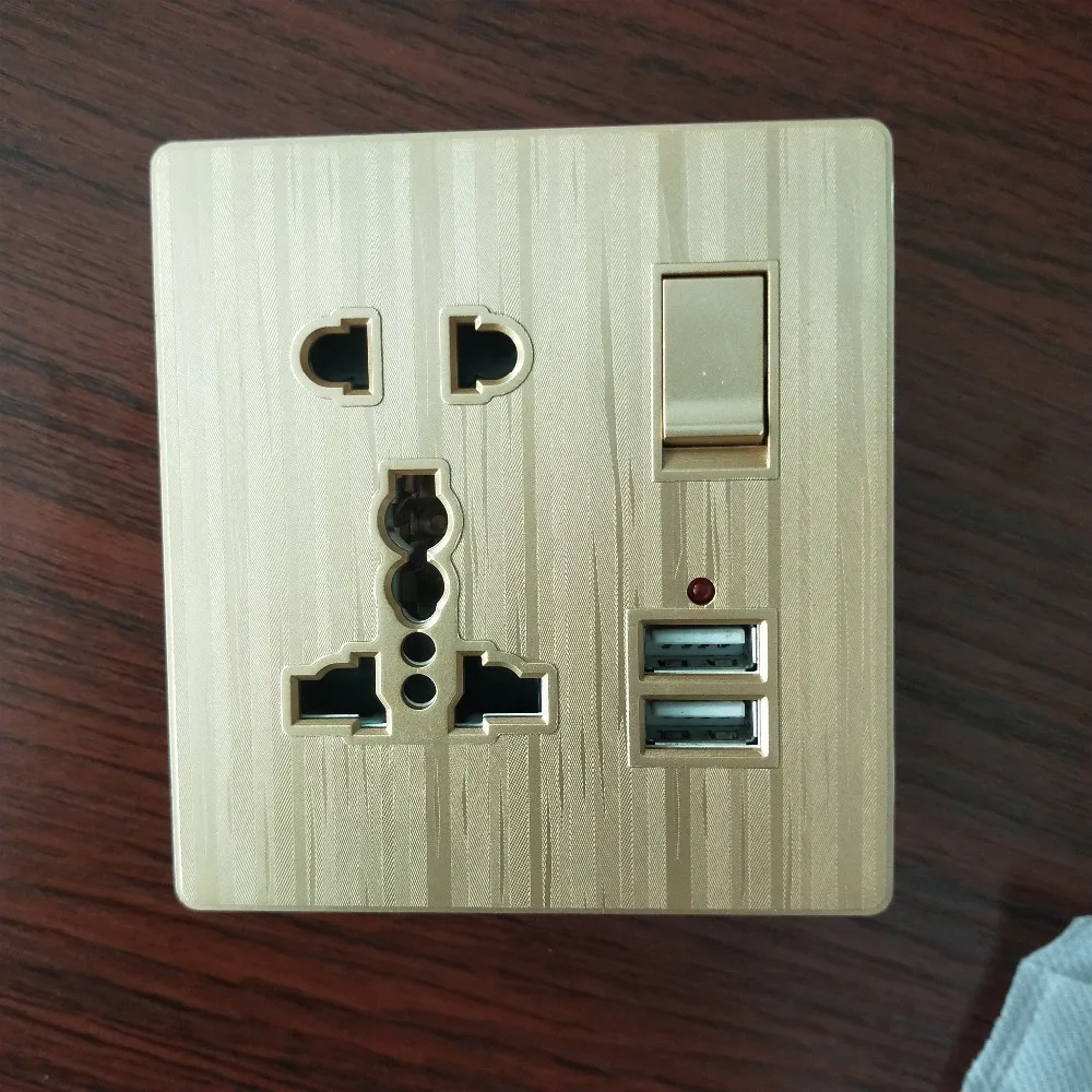 Pakistan/bangladesh Style 2pin+mf Socket With Switch Light Plug Sockets Buy 13a Socket,Mf