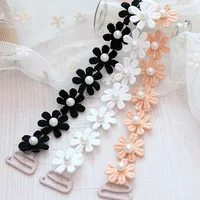 

women cotton lace sunflower fashion bra straps