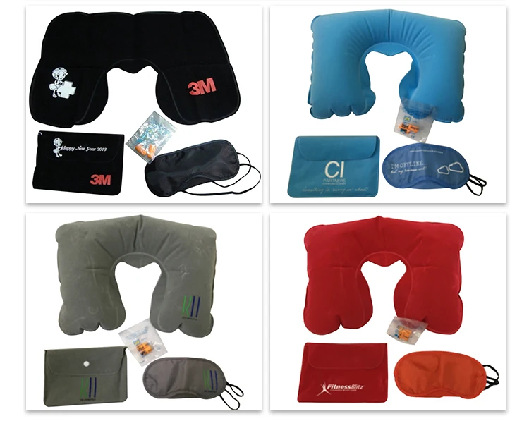 The Best Promotional Gifts 3 In1 Travel Pillow Set Airline Travel