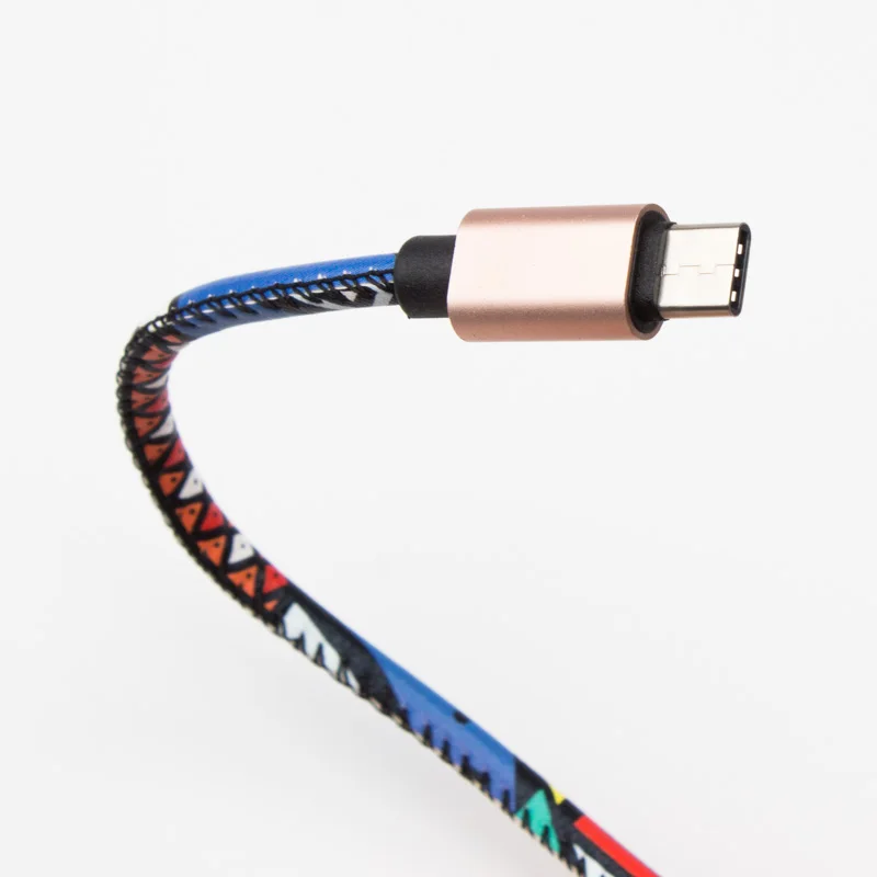 

New Products 2019 PU Leather 2A Fast Charge 1M 2M 3M USB 2.0 to 3.1 Type C Cable, N/a