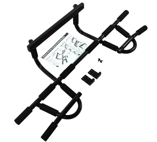 

WALL MOUNTED BARS door frame GYM FITNESS indoor pull up bar