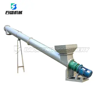 Baisheng Grain Augers For Sale Inclined Small Auger Feeder
