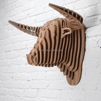 

Spanish cowboy 3D bull head bison 2016 New European Bulls Buffalo creative wall animals home decor