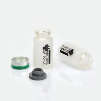 Flip Off Cap Crimp Glass Vial Design Siliconized Vial For Injection 