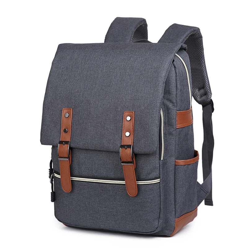 

stylish student backpack bag with front pocket and laptop pocket, Custom made