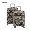 PU Leather First Grade 360 Degree Movable Laptop Holder Trolley Case, Noiseless Rollers Bag