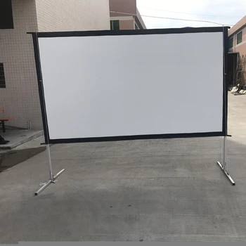 16 9 6 8ft Outdoor Projection Screen Front Rear Aluminum Frames