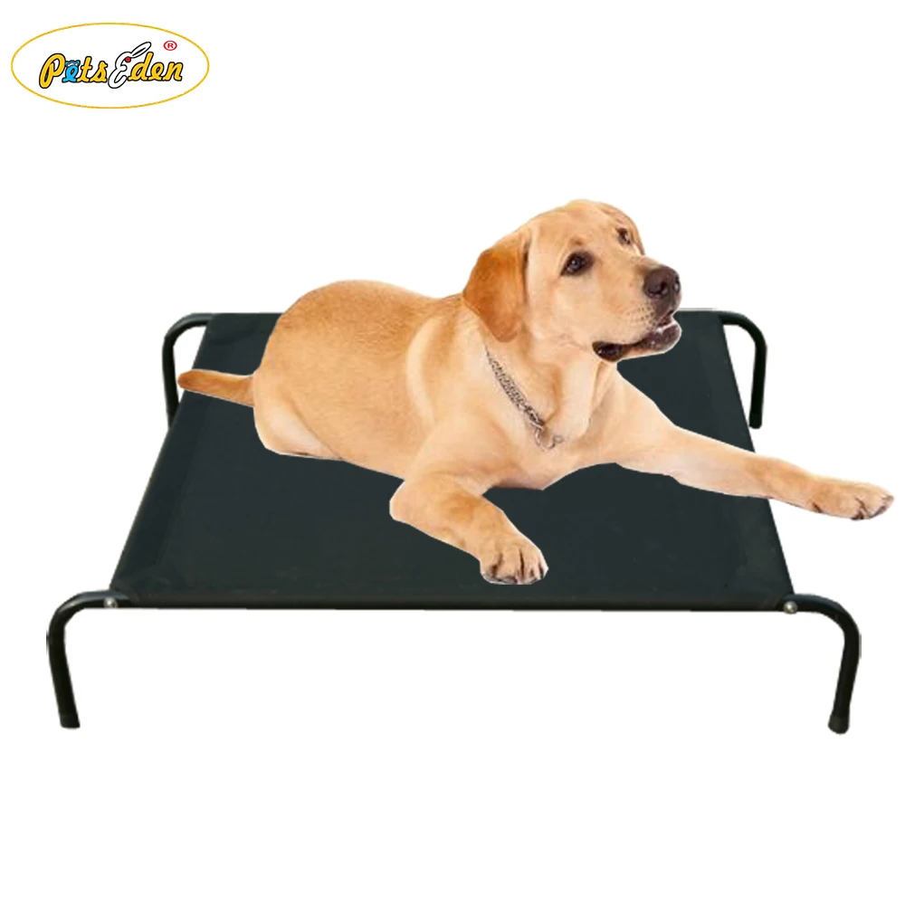 Orthopedic Dog Bed Steel Frame Elevated Pet Bed With Knitted Fabric ...