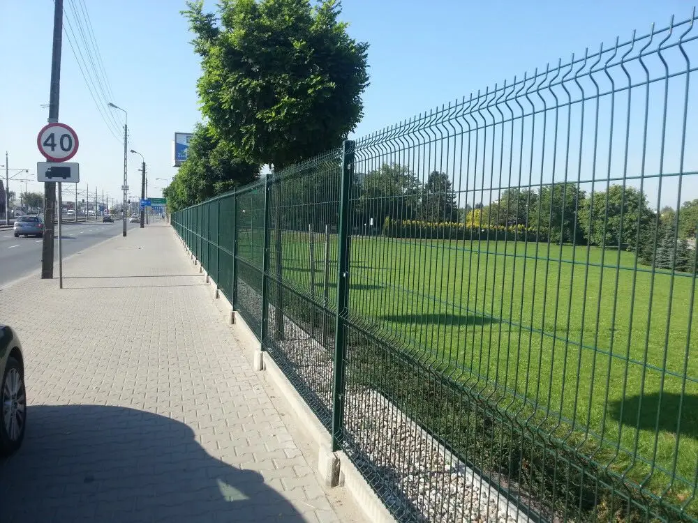 Security and Protection Welded Wire Mesh Panels Fencing for Industrial Area