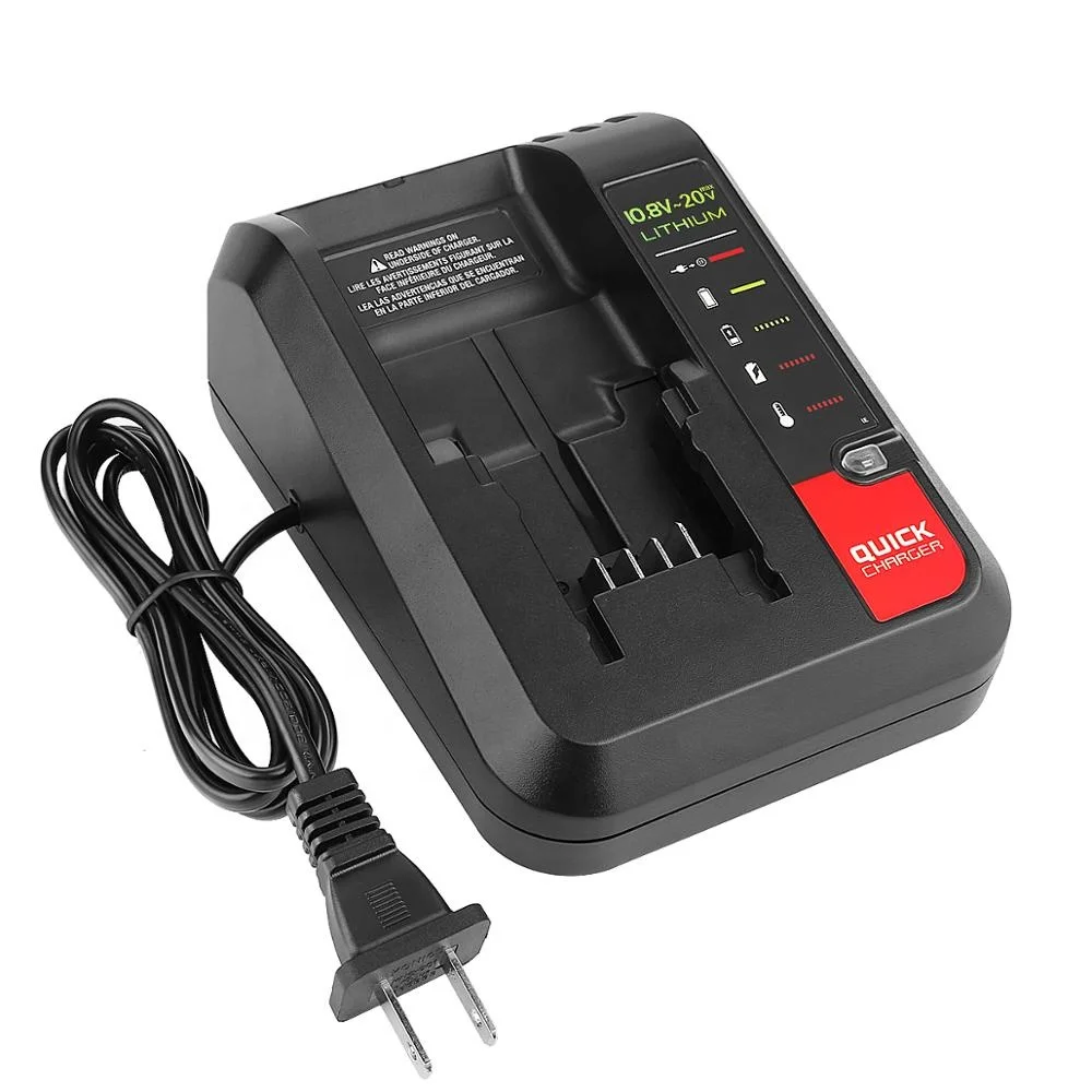 

Replacement 10.8V to 18V 2A Lithium for Black Decker or Porter cable PCC692L Power tool battery charger, As picture