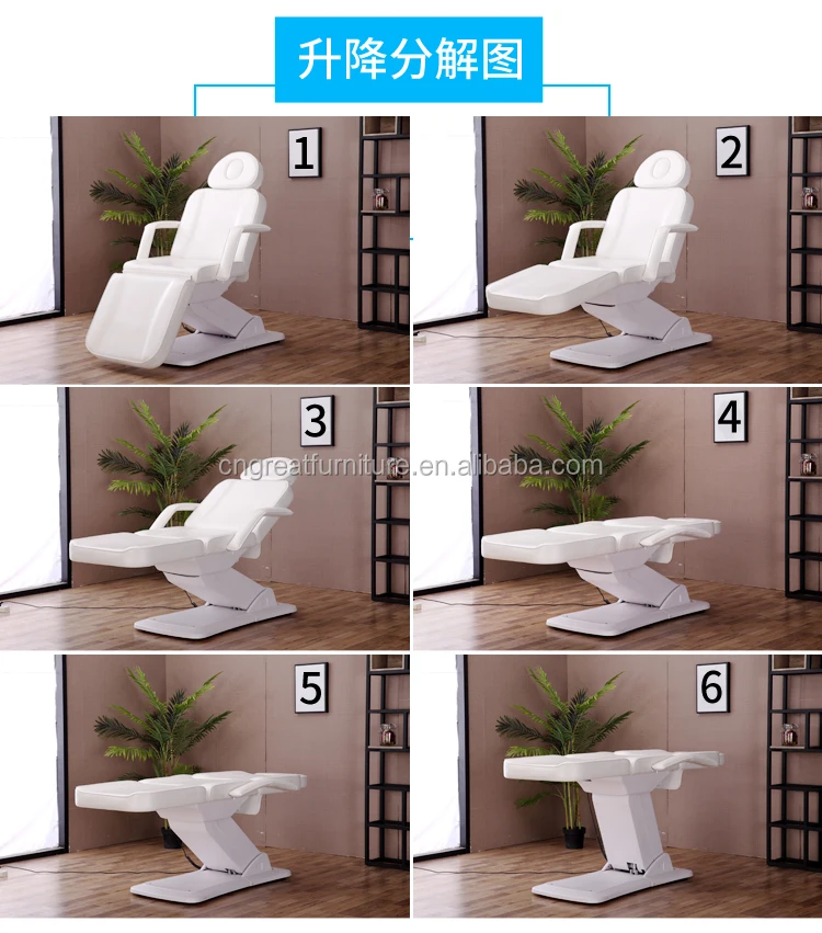 Beauty Salon Massage Electric Spa Equipment Portable Tattoo Chair Facial Bed