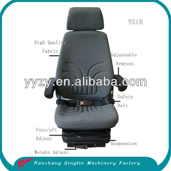 Deluxe Volvo Truck Seat With Mechanical Suspension Armrest Buy Truck