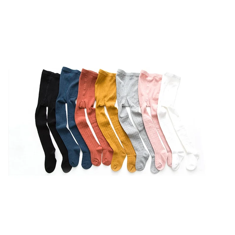 

Spring Autumn Korea Style Colorful Knit Long Baby Girls Tube Socks