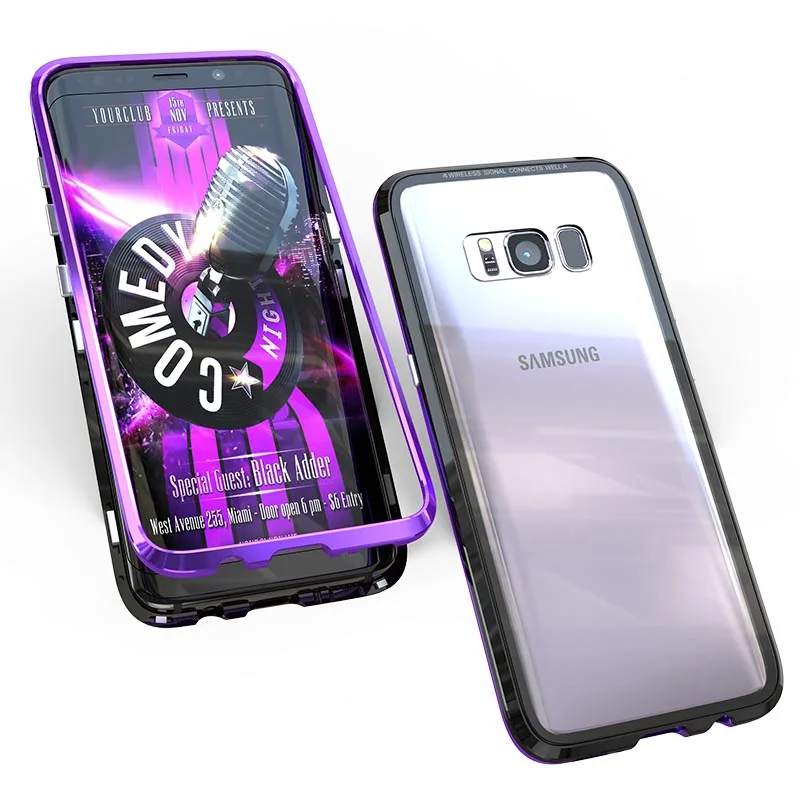 

Hot Sale The second generation 360 Degree Full Protector Magnetic For Samsung S8/S8 Plus, 6 colors