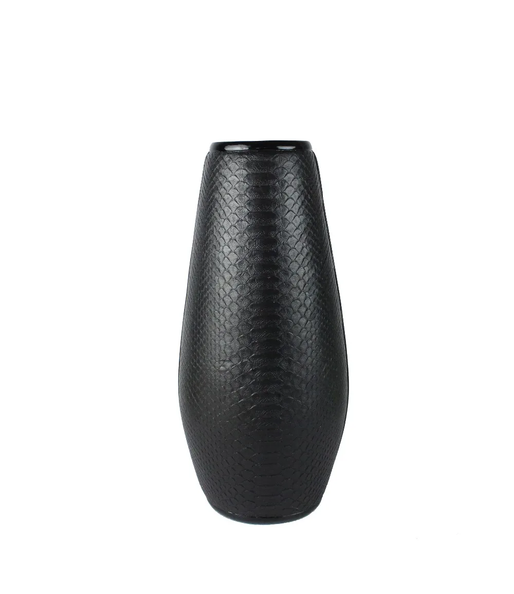 Wholesales Resin Imitation Python Leather Flower Vase for Home Decor manufacture