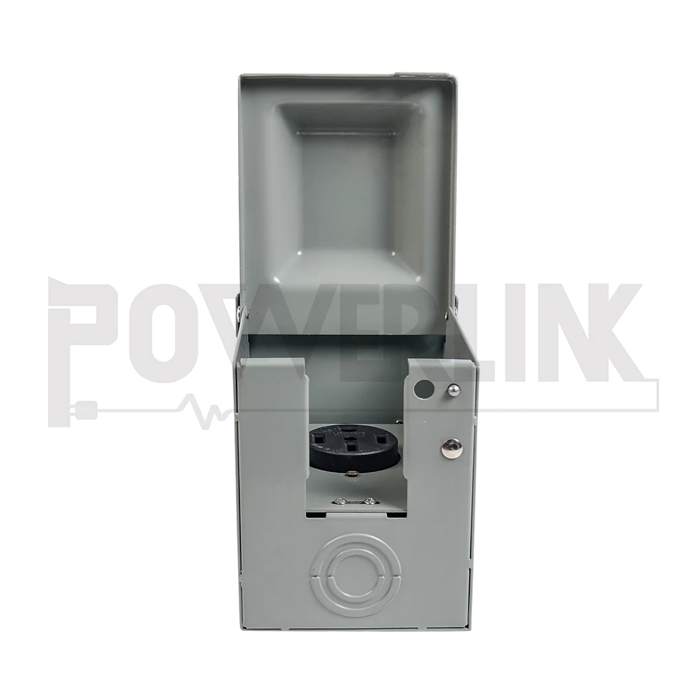 Usa Rv Power Outlet Box 50a Nema 1450r 125/250v Buy Enclosed