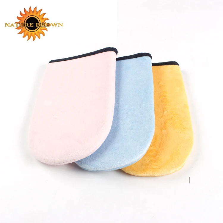 
Double side velour comfortable self tanning mitt 
