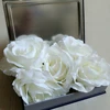 Flower wall making 6-12cm decorative wall panels silk rose flower heads