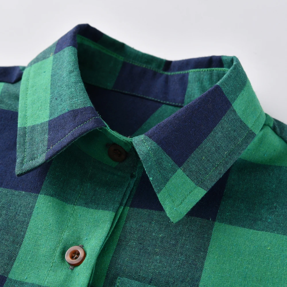 
custom casual boys long sleeve 100 cotton plaid shirt 