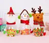 Hot sale promotion-Holiday Classic Xmas Stockings Cute Santa's Pet Toys Wholesale Christmas Decoration Candy jars