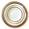 Gold smooth best bone china dinner set