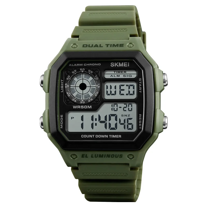 

Wholesale SKMEI Waterproof Digital Watch Custom Made Men Wristwatch