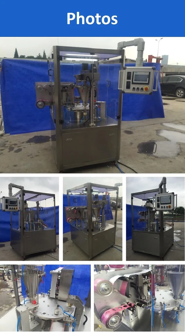 Rotary automatic coffee packing machine with empty capsules