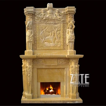 Factory Direct Supply Antique Marble Fireplace Surround Buy