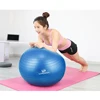 anti burst gym ball with pump custom printed pvc yoga massage ball exercise 65cm pilates ball