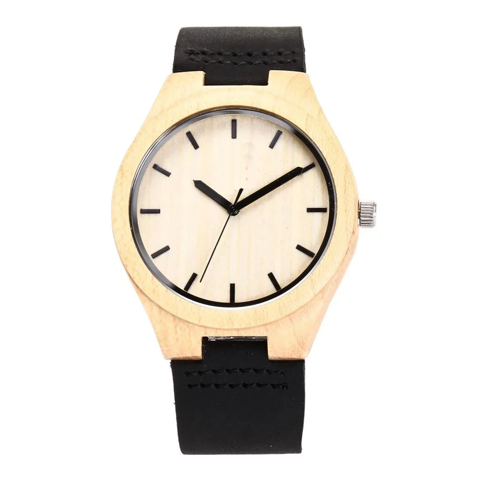 

High quality maple watch 2018 luxury wholesale wood bamboo watches