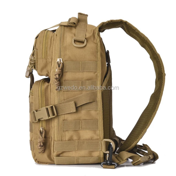 Tactical Sling Military Backpack Pack Rover Small Shoulder Bag Molle Bike Hiking 