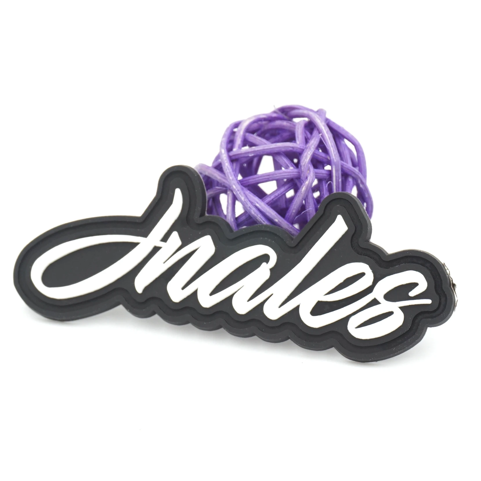 

Custom 3D silicone rubber badges colorful clothing pvc rubber labels