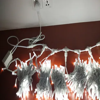 1 6meter 8function Flash Led Curtain Light With Uk Plug For