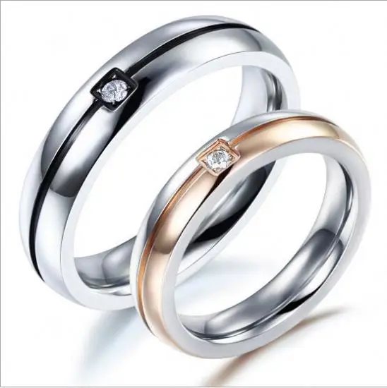 simple white gold rings