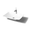 5 starts hotel modern wall mounted sink,glossy white wash basins, fancy sink