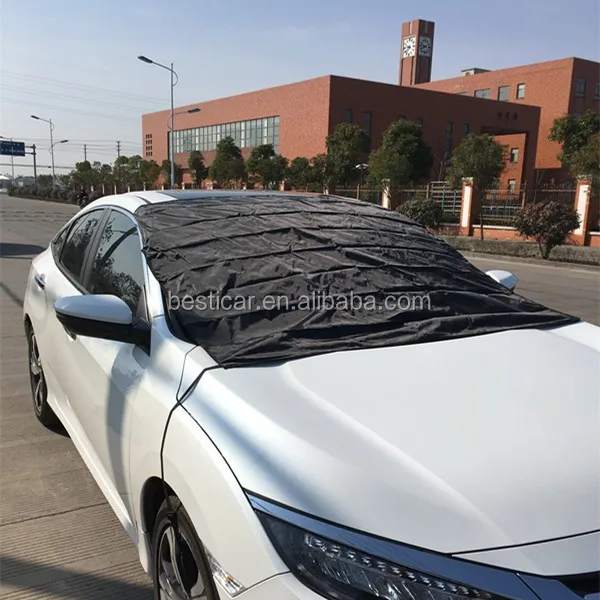 Blilo Car Rear Windshield Snow Ice Cover, Sun Shade and Frost Cover for  Rear Windscreen, Windproof Oxford Back Window Protection, Car Winter  Exterior
