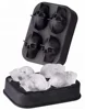 WATT 3D Ice Cube Tray Mold, Makes Four Giant , Food Grade Flexible Silicone Ice Cube Maker in Shapes for Whiskey Ice