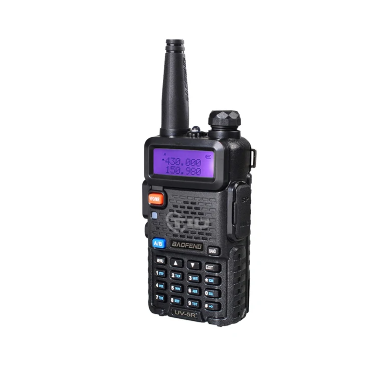 

Long Range Dual Band 5W Ham Two way Radio china original baofeng UV5R walkie talkie, Black